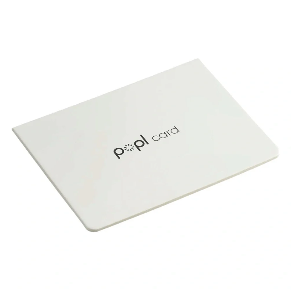 Popl | Poshmark Black Metal Digital Business Card Customizable